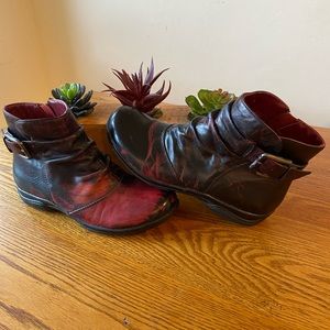 Funky Clarks booties